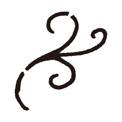 葉ドローイング