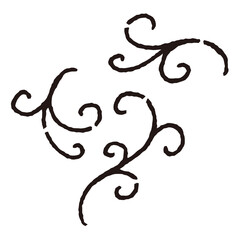 葉ドローイング