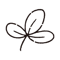 葉ドローイング