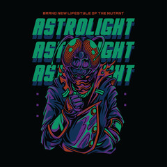 Astrolight MantisTechwear Animal Mutant Illustration