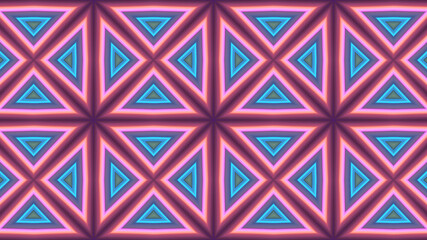 Abstract symmetrical geometric multicolored background