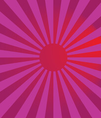 pink retro rays background