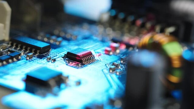 Laser aided part repair process in a laptop computer, scanning electronic components with a laser