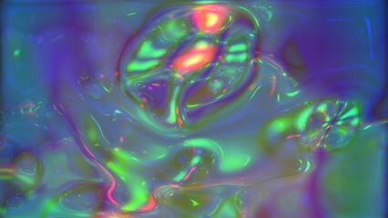 Abstract textured glowing multicolored fantasy background..