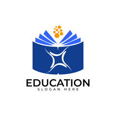 education logo. university and college school. learning logo