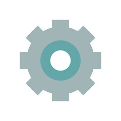 Gear icon. Customization and settings. Editable vectors.