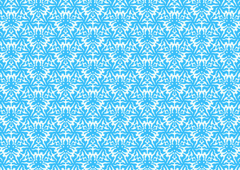 Fototapeta premium Abstract blue pattern. Organic elements.