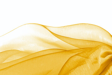 organza fabric macro wavy