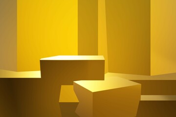 yellow abstract texture background 3d illustration