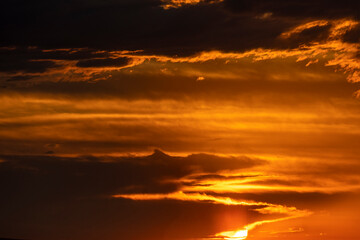 Sunset Skies over the sea