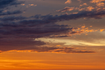Sunset Skies over the sea
