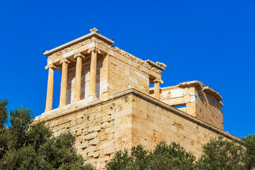 Fototapeta na wymiar Acropolis of Athens ruins Parthenon Greeces capital Athens in Greece.