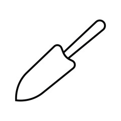 Hand plant shovel icon. Isometric of hand plant shovel vector icon for web design isolated on white background