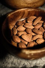 almonds in a bowl