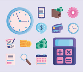 budget management icons