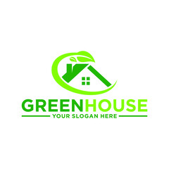 Green House Logo can be use for icon, sign, logo and etc