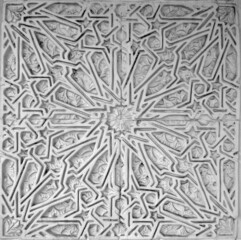 Detailing and craftsmanship on gypsum tiles