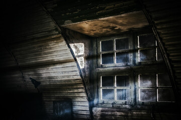 Window of a WWII Nissen Hut