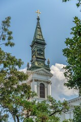 Fototapeta na wymiar Assumption church in Budapest, Hungary
