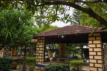 gazebo in the garden
