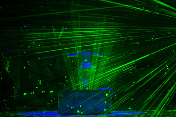 circus laser show performance