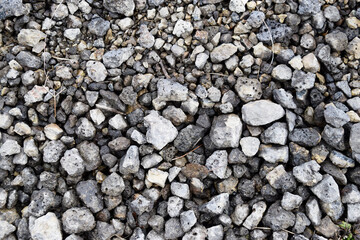 Pebble stones close up texture