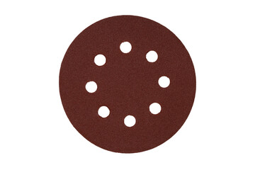 grinding round wheel isolated on white background