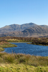 Fototapeta na wymiar Loch Druidibeag on the Island of South Uist in the Western Isles