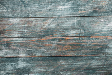 Fototapeta premium Painted wooden board for design or text. Colored wood abstraction.
