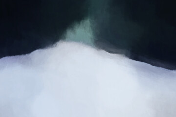 Abstract artistic snowscape.  Snow texture dark background, wispy wind effect.