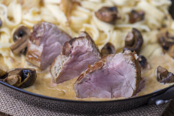 swabian roasted pork fillet