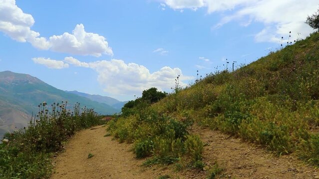 landscape with sky and clouds