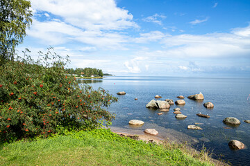 Kaesmu Estonia Baltics Framed Beach and Stones Landscape