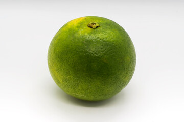 lime on white background