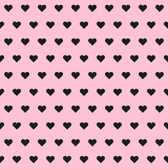 Fototapeta na wymiar Happy Valentine day. Hearts pattern