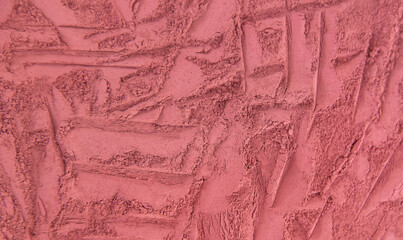 Fototapeta premium Cosmetic texture mask clay powder red. Selective focus.