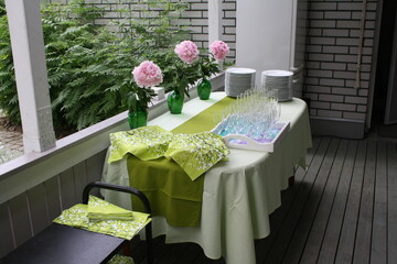 wedding table setting