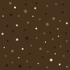 Fototapeta na wymiar Seamless pattern with stars. Vector illustration.