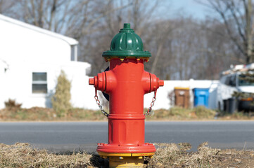 red fire hydrant security plug color outdoor