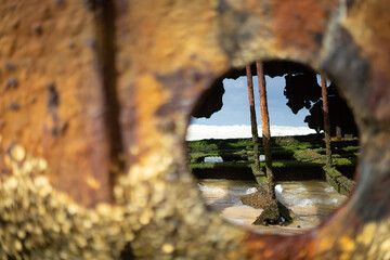 Rusty ship