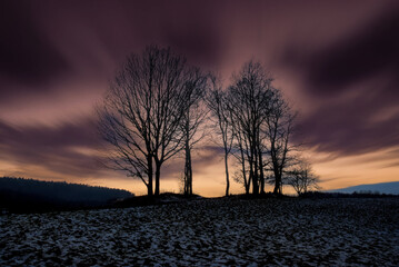 Abendstimmung bei Melsungen