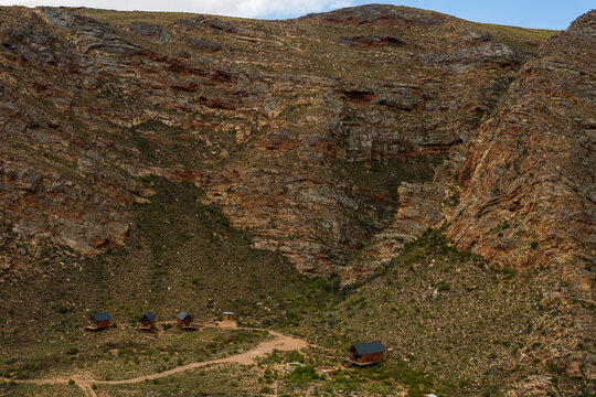 Aerial view of Leopard Trail in Baviaanskloof Nature Reserve, Eastern Cape, South Africa.