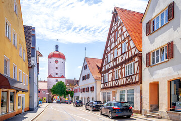 Turm, Oettingen, Bayern, Deutschland 