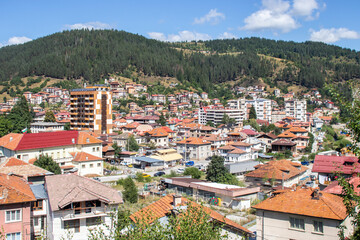 Obraz premium Bulgarian ski resort Chepelare, Smolyan Region, Bulgaria