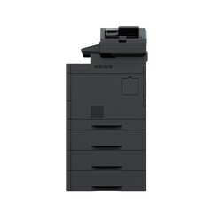 Multi-function printer scanner. Isolated Office professional technology. 3D illustration.