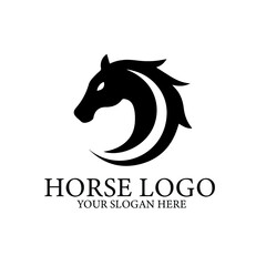horse logo vector