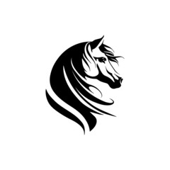 horse head vector