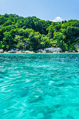 Beautiful nature of the islands in the Andaman Sea at Similan Islands, Mu Ko Similan National Park, Phang-nga, Thailand
