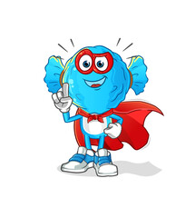 candy head cartoon heroes vector. cartoon character