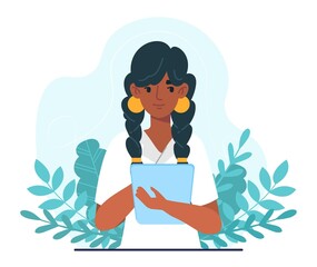 Medical worker concept